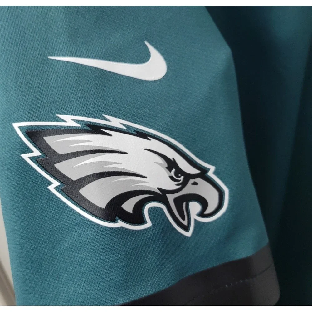 Nike On Field NFL Football Jersey Philadelphia Eagles Green Size XXL 2X EUC